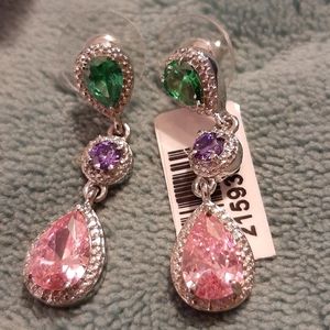 Diamond Stainless Steel Earring